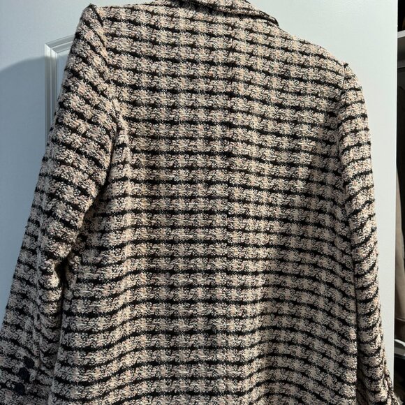 Anine Bing Diana Blazer Apricot Tweet NWT Size Large - Picture 5 of 8